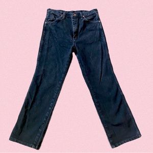 Vintage straight leg black Wrangler jeans